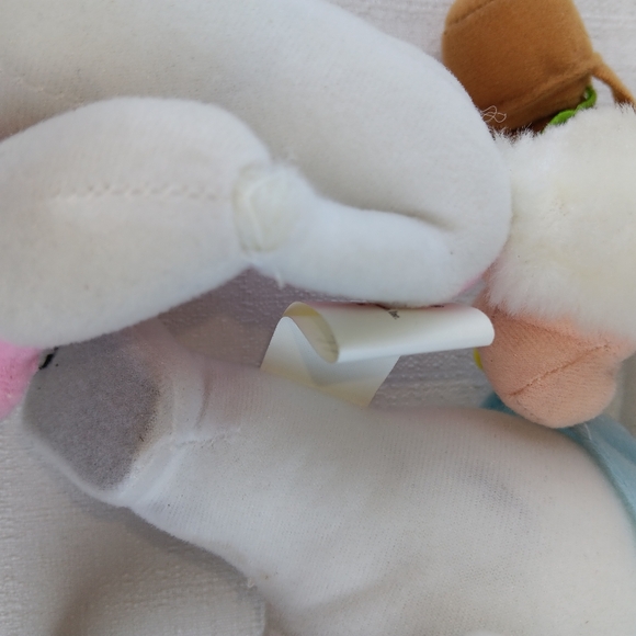 Popeye's Popeye An Wimpy As Bunny Rabbit plush 12" basket w hamburger plush 2004 - Picture 13 of 15